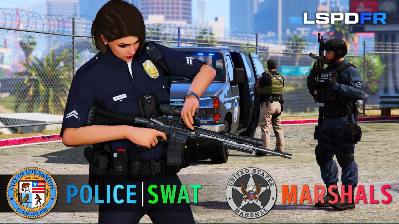 POLICE | SWAT | MARSHALS | An Eventful Day in Los Santos | GTA5 LSPDFR