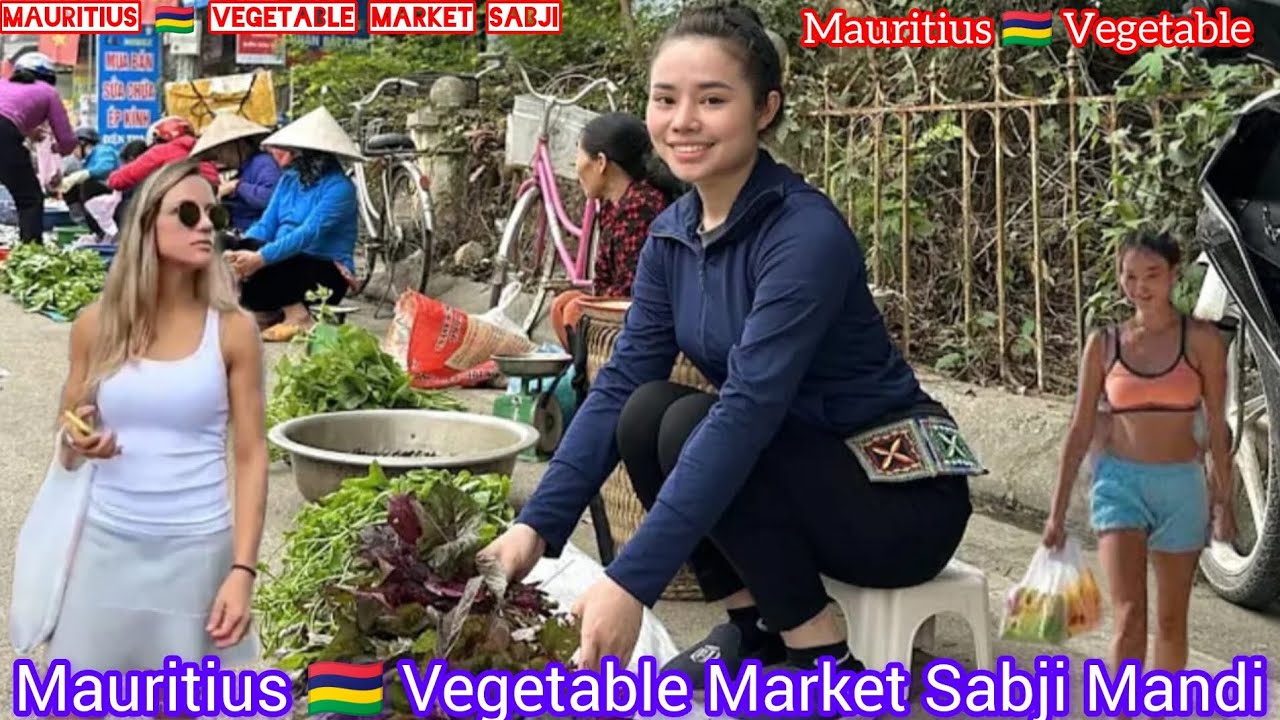 Mauritius 🇲🇺 Vegetable Market Sabji || Mandi   Qatar bone || Shandar Najar 🎄🎋