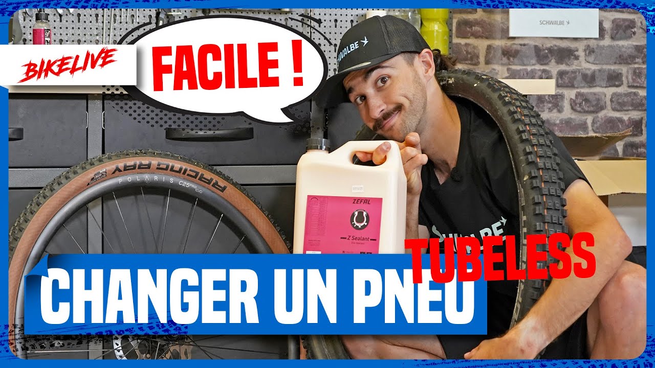 Changer un pneu tubeless, c'est facile. C'est le tuto mécanique du jour.