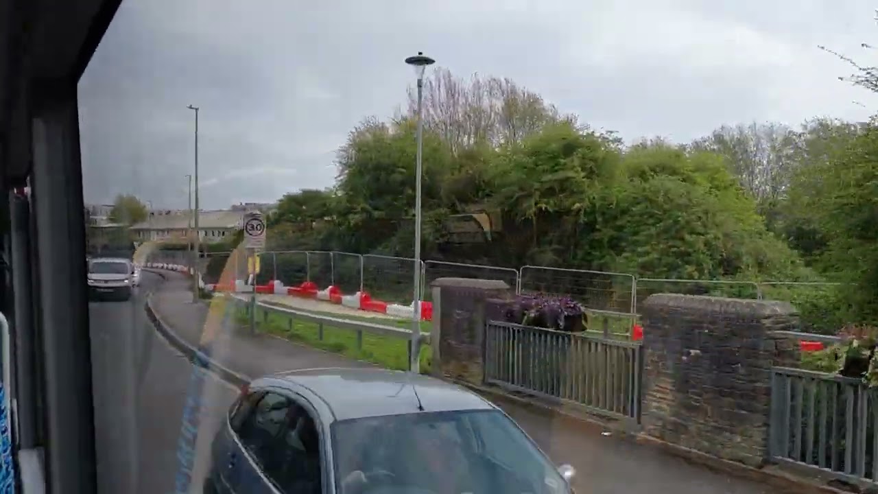 Passing through the site of Portishead Railway Station #bus #busspotter #busspotting 