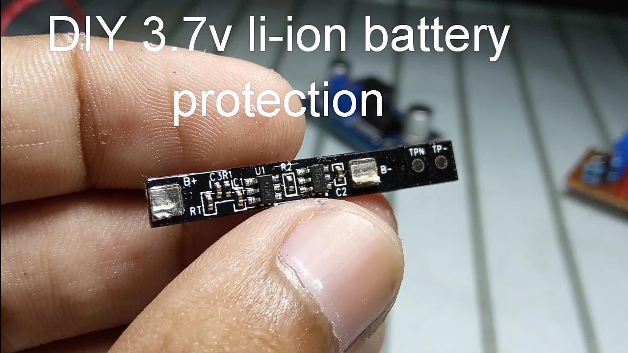 DIY 3.7v Battery protection Module (from old mobile batteries) [E9]