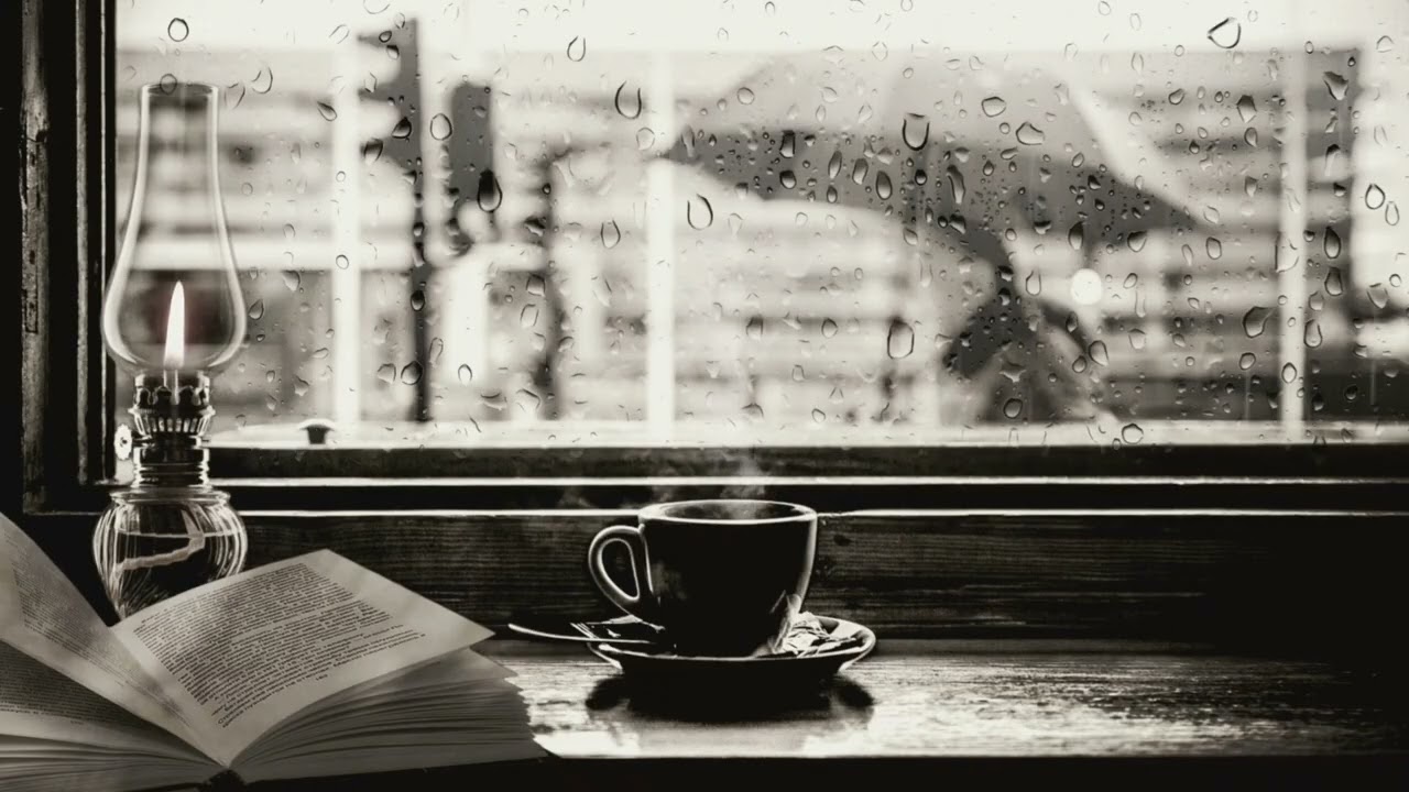 Rain on the Café Windows ☔🎷 Jazz for Late-Night Focus