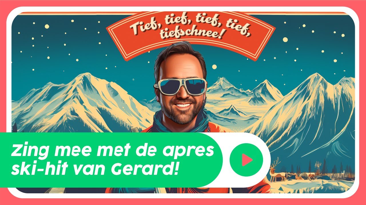 Gerard Ekdom - Tief, tief, tief, tief, tiefschnee (officiële lyric video) | Radio 10