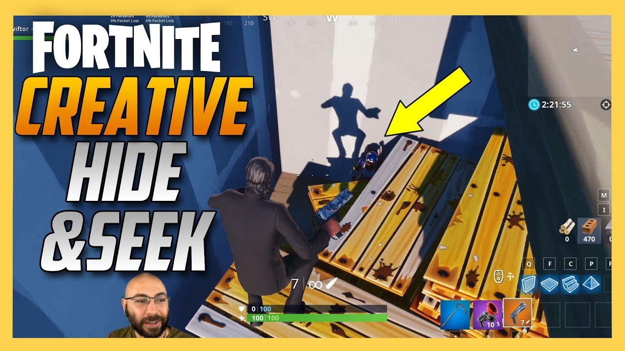 Fortnite Creative Hide and Seek on Jcor's map! | Swiftor