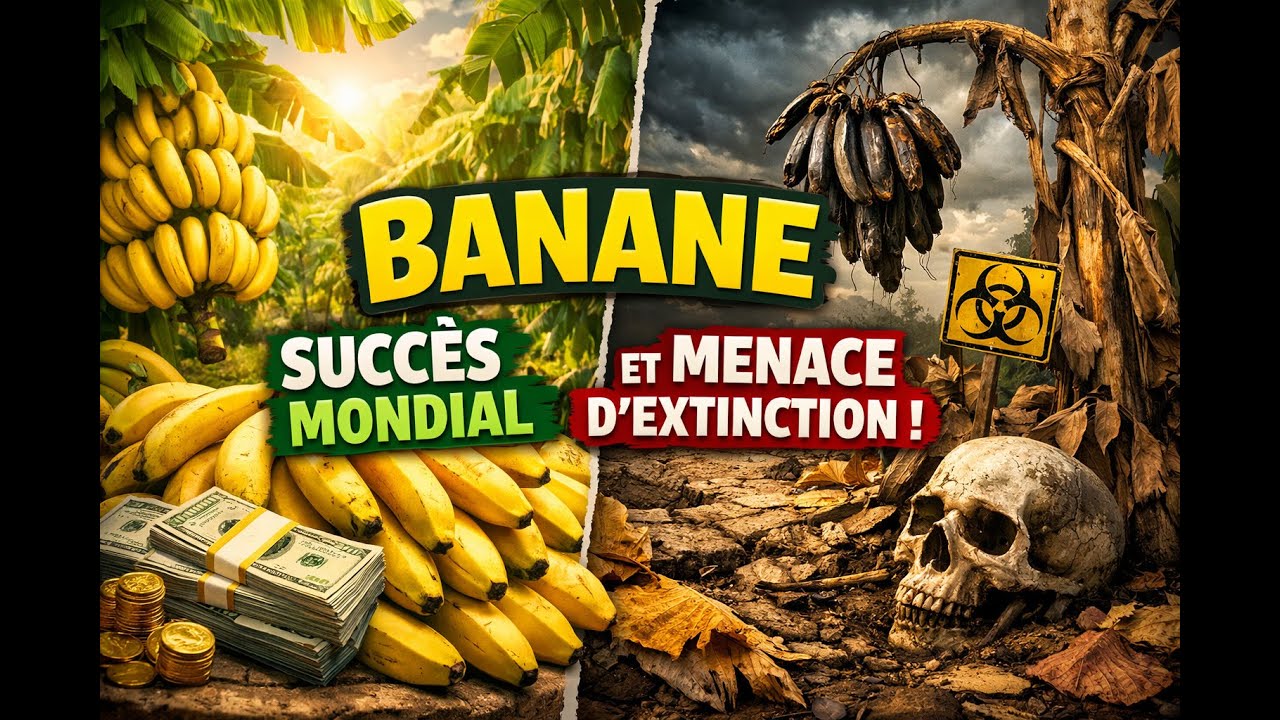 Banane, succès mondial et menace d’extinction !