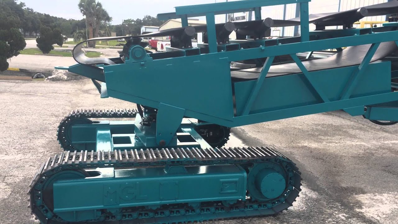 MGL 7436 Track Conveyor Radial Stacker