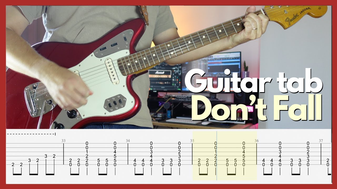 The Chameleons - Don't Fall (Guitar tabs)