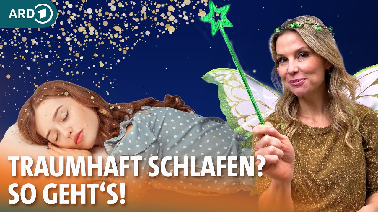 Einschlafen mit Melatonin, Ashwagandha: Was hilft und was schadet? | Dr. Julia Fischer | ARD Gesund