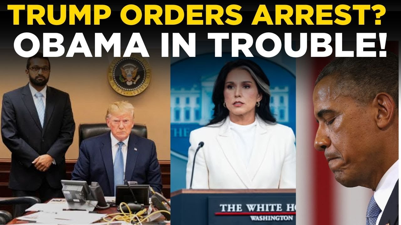 LIVE: Obama Arrested? Trump Orders Shocking Move &mdash; Tulsi Reveals Charges