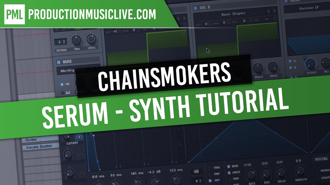 Chainsmokers Synth Tutorial - SERUM Roses Future Bass Style