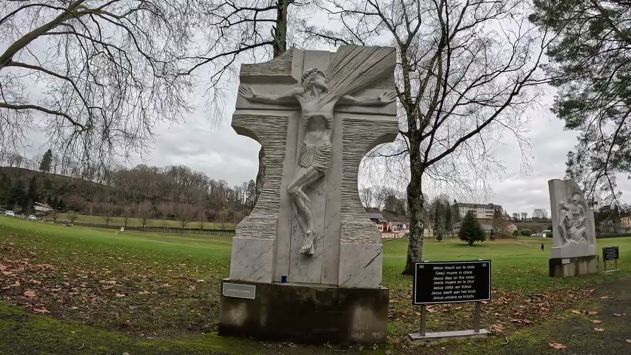 Stations of the cross in Nepali at  Lourdes. France  4 Jan 2026