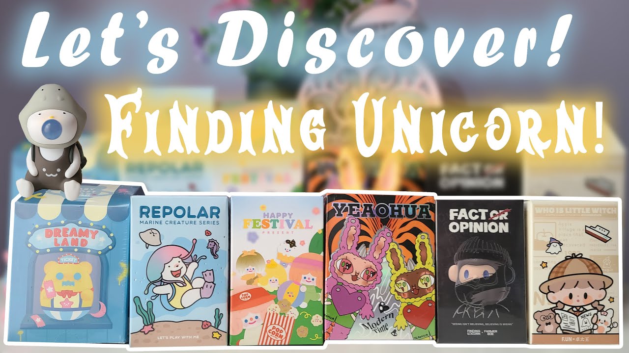 Let's Discover / Finding Unicorn Blind Box Unboxing (Farmer Bob, Rico, Shin Woo, Repolar, Molinta)