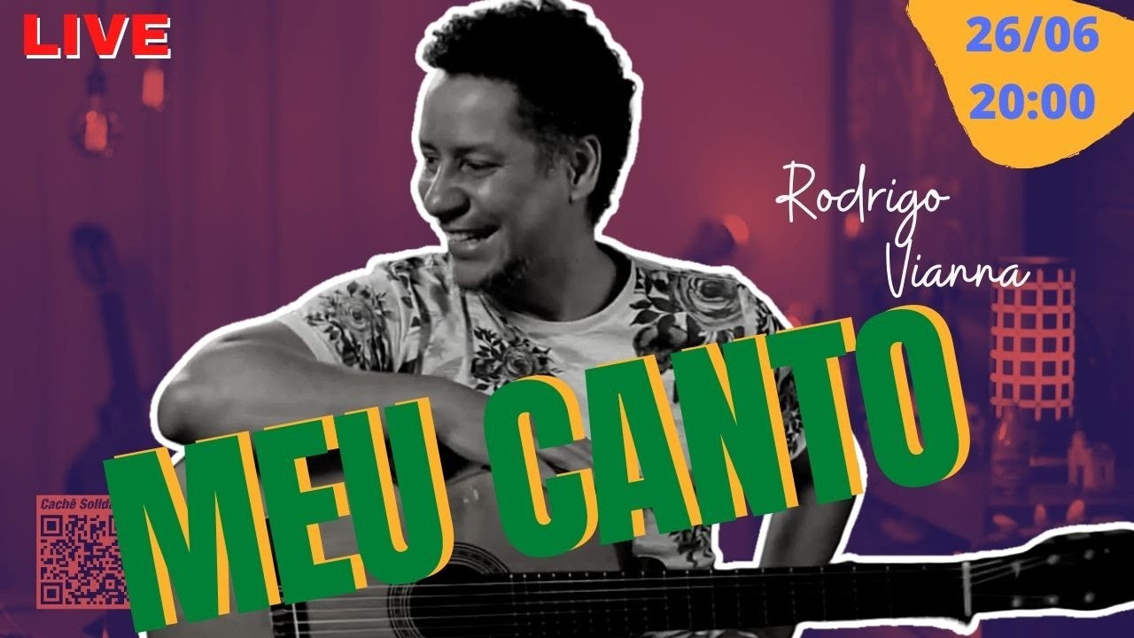 🎵Rodrigo Vianna - Show Meu Canto - 26/06 20h - Isolamento Acústico a Série 🎵