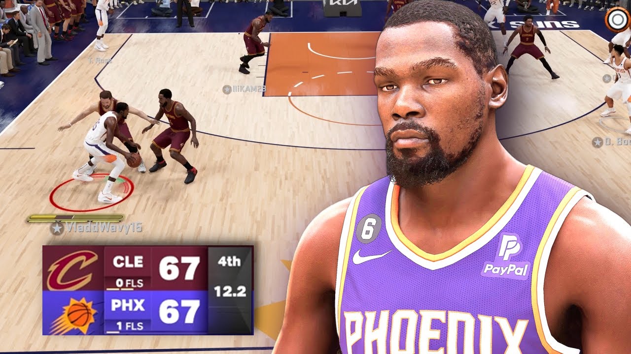 Kevin Durant's Phoenix Suns Debut in NBA 2K23 came down to the LAST SHOT!
