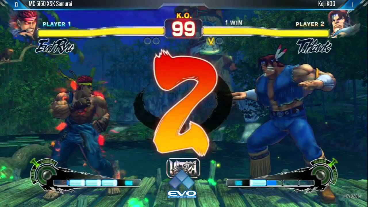 Koji KOG (T Hawk) vs XSK Samurai (E Ryu) - Evo 2014