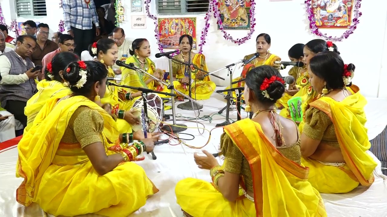 विराट जस प्रतियोगिता बनगांव 2024 में महिमा महिला जस मंडल रेलवे स्टेशन छिन्दवाड़ा की शानदार प्रस्तुति