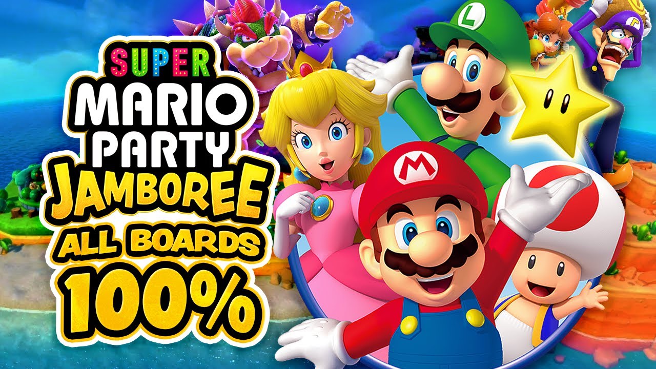 Super Mario Party Jamboree - All Boards 100% Longplay Full Game Walkthrough Gameplay Guide