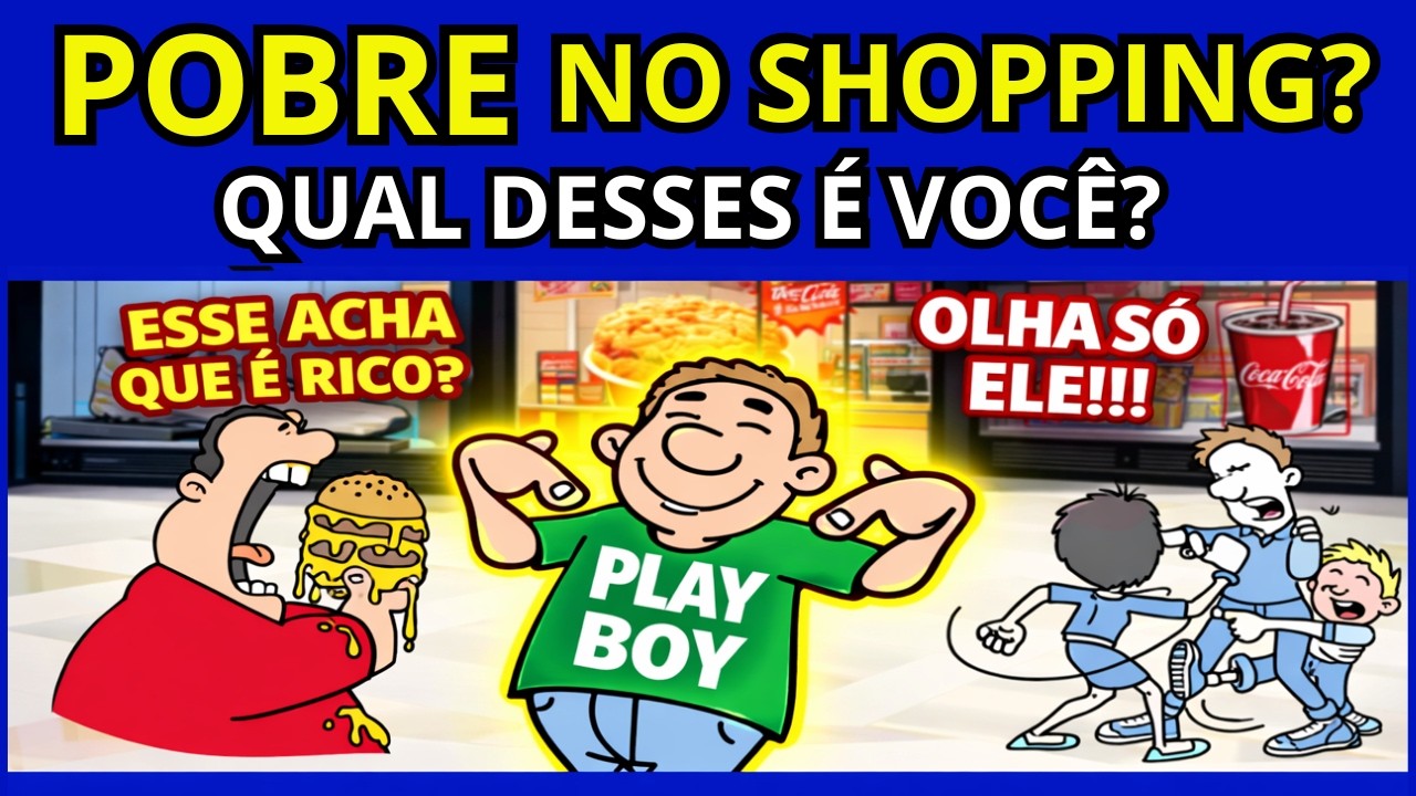 7 TIPOS de POBRES no SHOPPING! (ENGRAÇADO)
