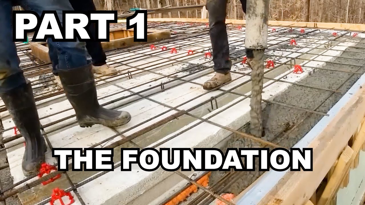 Building My Own Cabin for 5 Years — Pouring All the Concrete (Part 1)