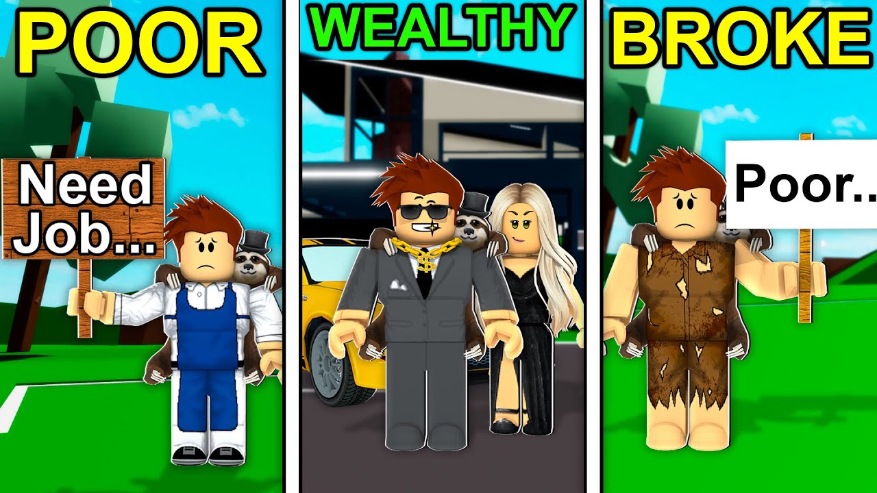 POOR To WEALTHY To BROKE: The MOVIE (Roblox Brookhaven)