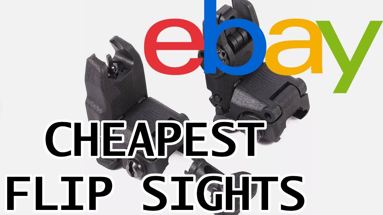 Ebay's Cheapest Flip Up Iron Sights