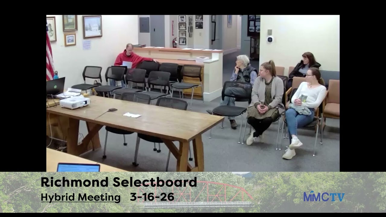 Richmond Selectboard 3-16-2026