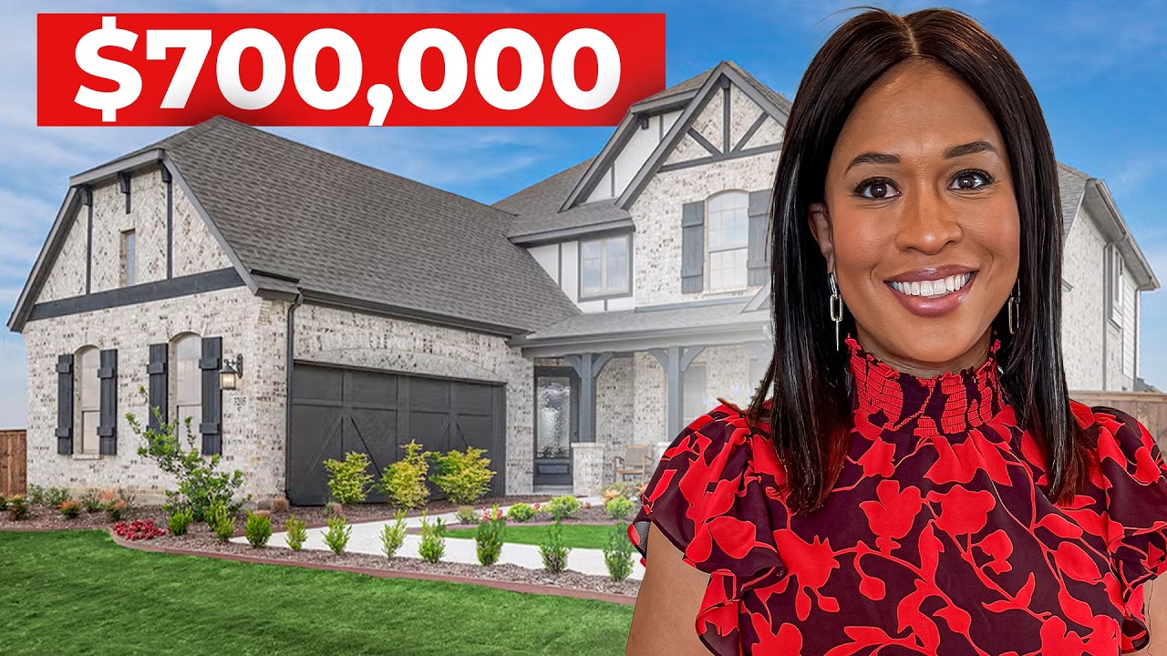 Inside GORGEOUS New Homes On Large Lots In Booming Fort Worth Suburb! [South Pointe Mansfield TX]