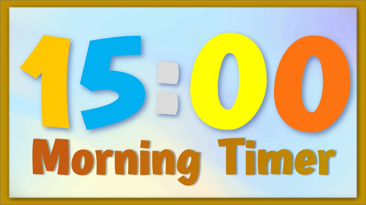 15 Minute Morning Timer