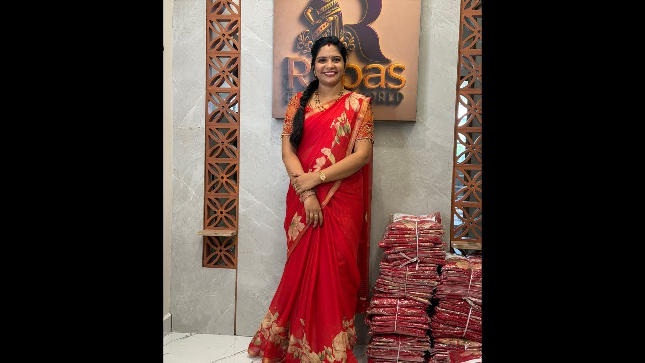 ✨Sravanamasam Red special sarees 699/-freeshipping #8297311251