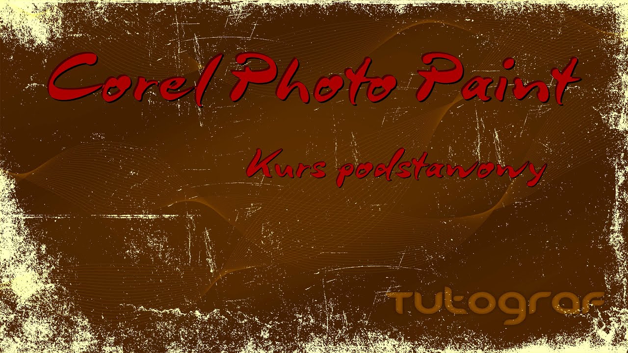 Corel Photo Paint X8 - 01  Wstęp i ustawienia