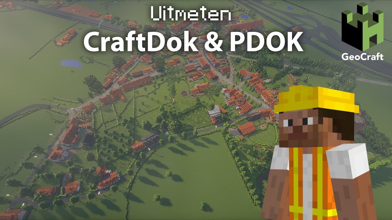 Uitmeten met Craftdok en PDOK in GeoCraft
