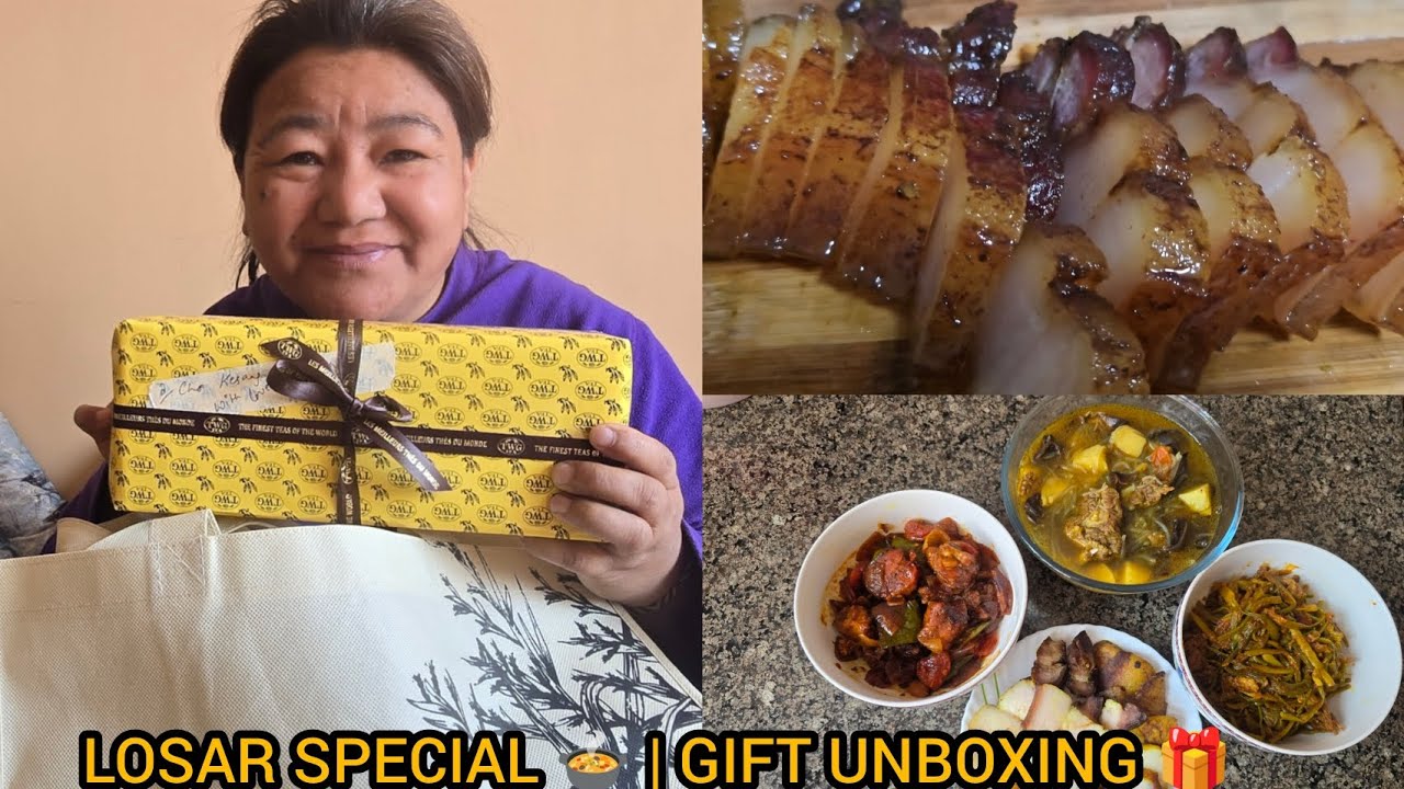  Losar Day 2 Celebration ❤️ | Special Dinner Party + Surprise Gift Unboxing 🎁