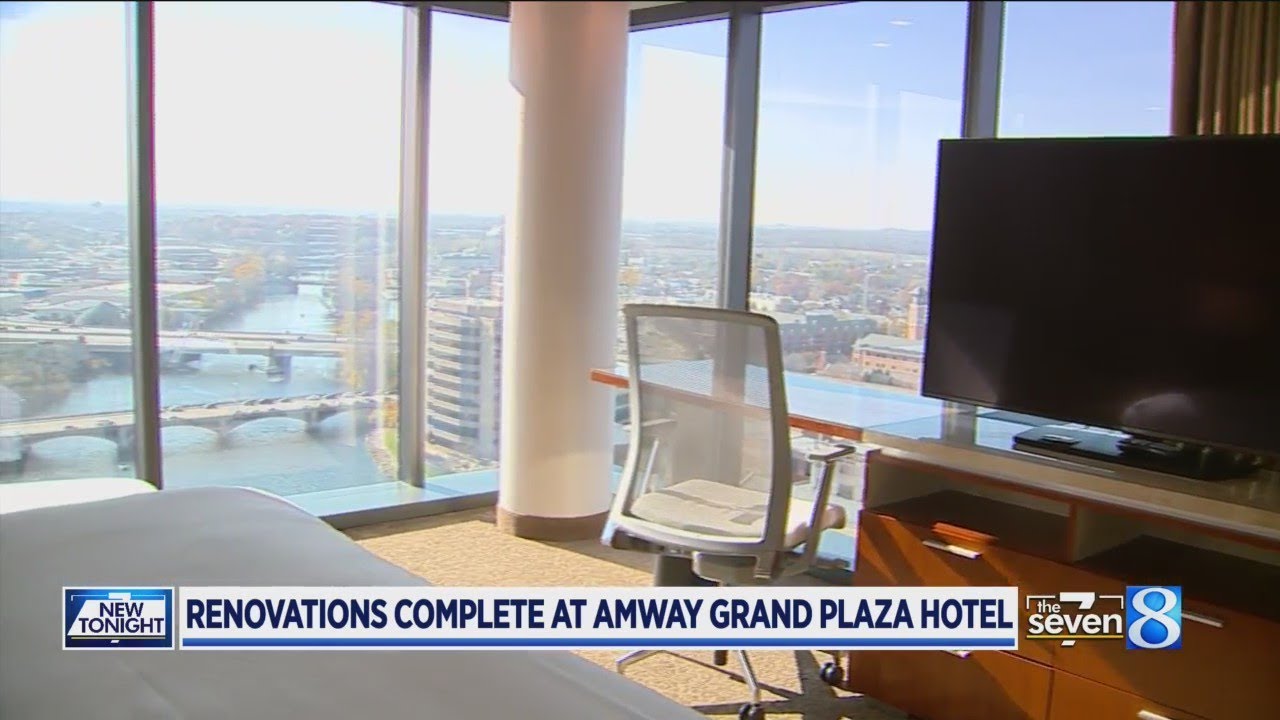 A peek inside the renovated Amway Grand Plaza Hotel