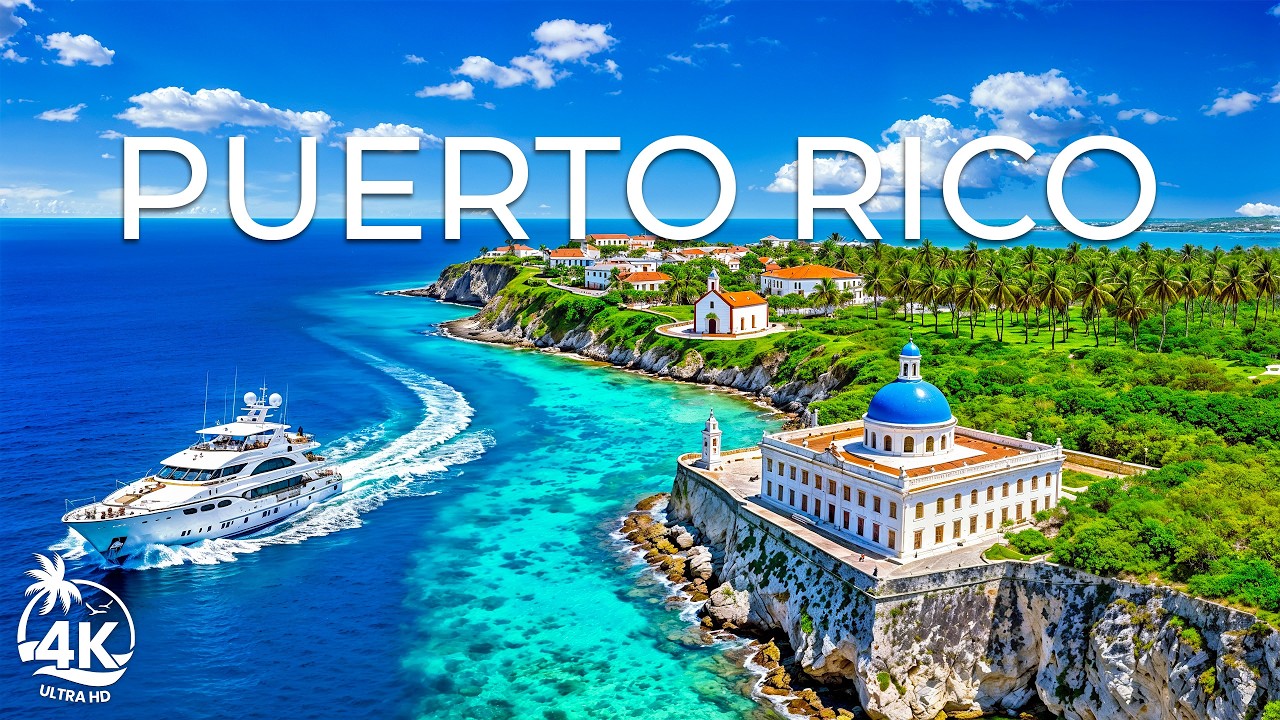 Puerto Rico 4K UHD – A Caribbean Escape of Turquoise Waters, Golden Beaches, Views & Island Charm