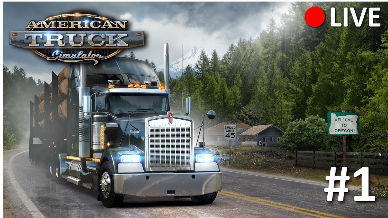 🔴 [LIVE] KITA JALAN JALAN DI AMERIKA! Memulai Karir Sebagai Supir Eps. 1 | AMERICAN TRUCK SIMULATOR