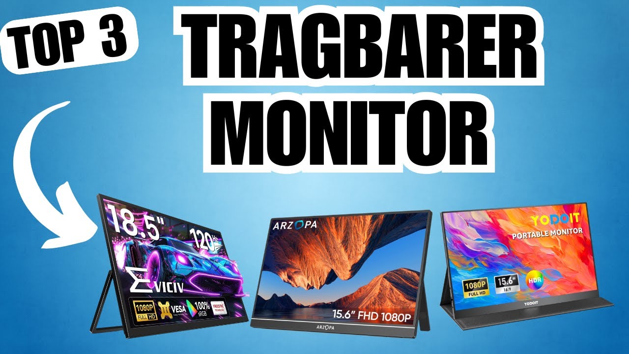 Tragbarer Monitor TESTSIEGER im Vergleich! Bester Mobiler Display zum Kaufen