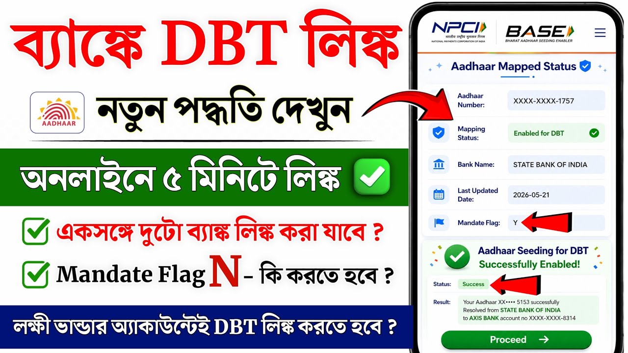 Bank Account DBT Link Online | NPCI DBT Link to Bank Account | Aadhar DBT Link Kaise kare online