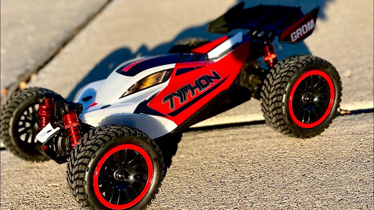BRUSHLESS ARRMA TYPHON GROM UPGRADES!! NEW SHOCKS & SHOES