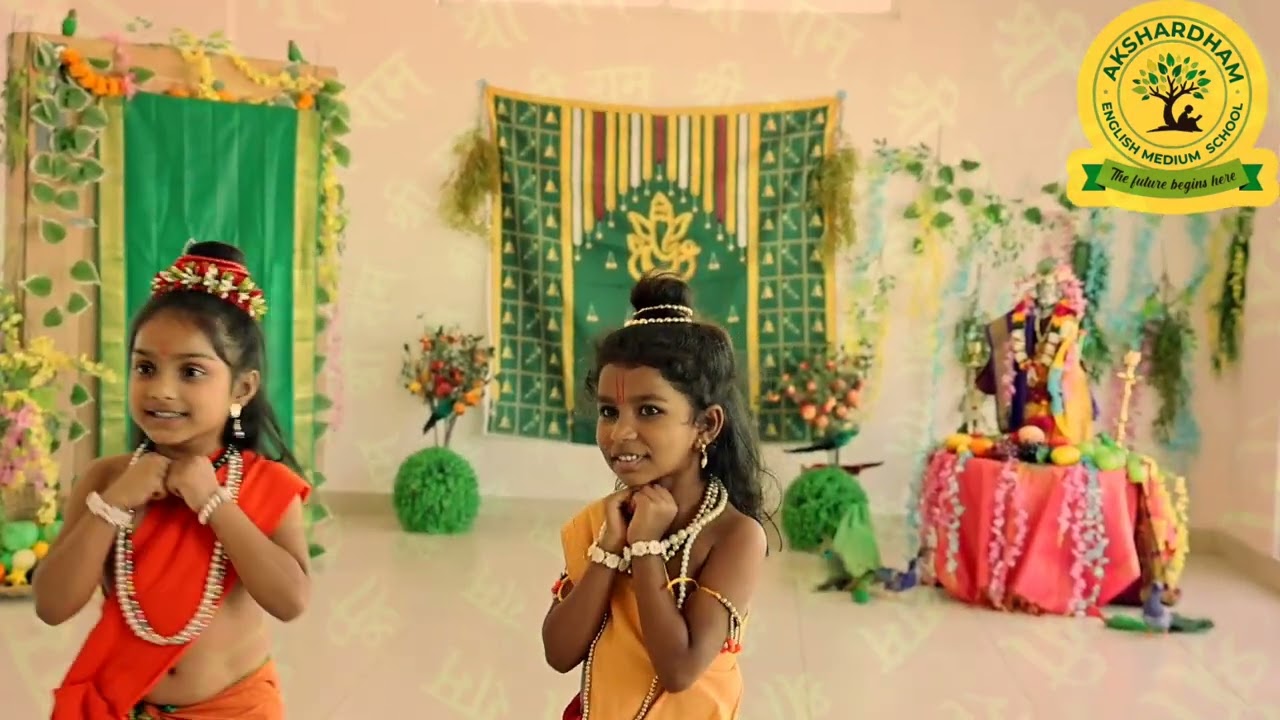 Ramayana Story by UKG Kids || Lava Kusha Role by Charani & Heshvika