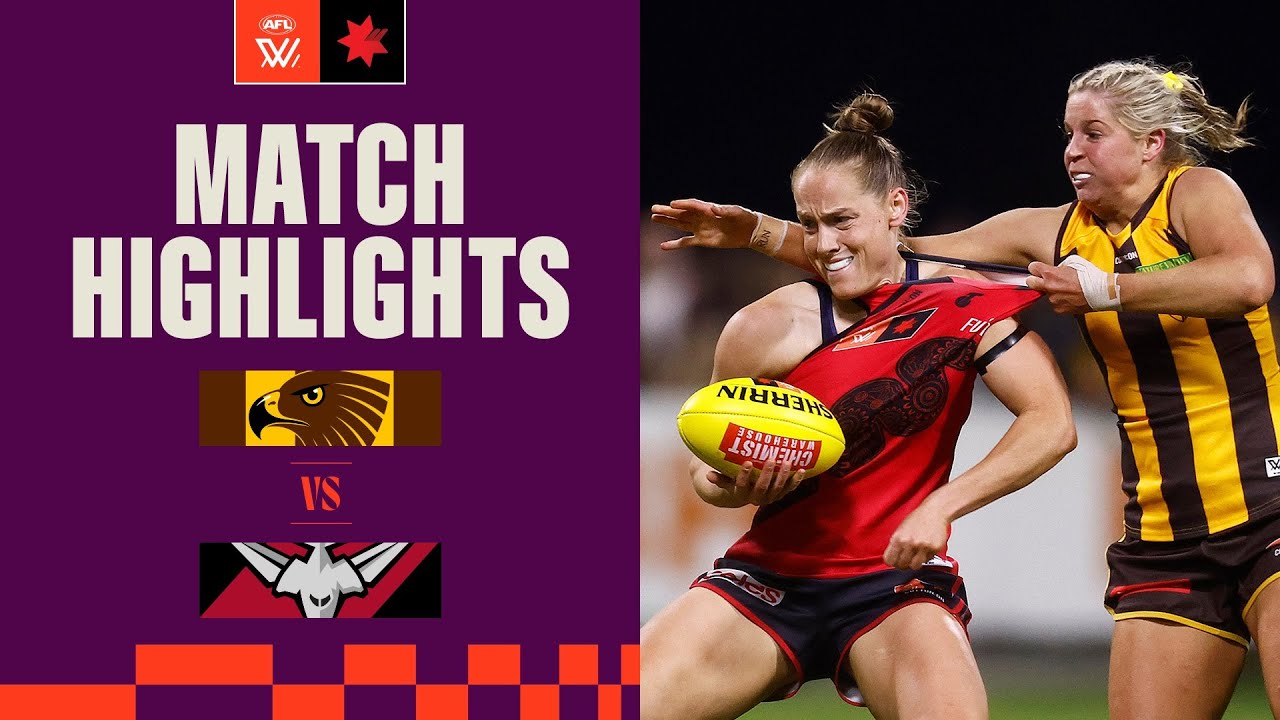 Hawthorn v Essendon Highlights | Round 1, 2023 | AFLW