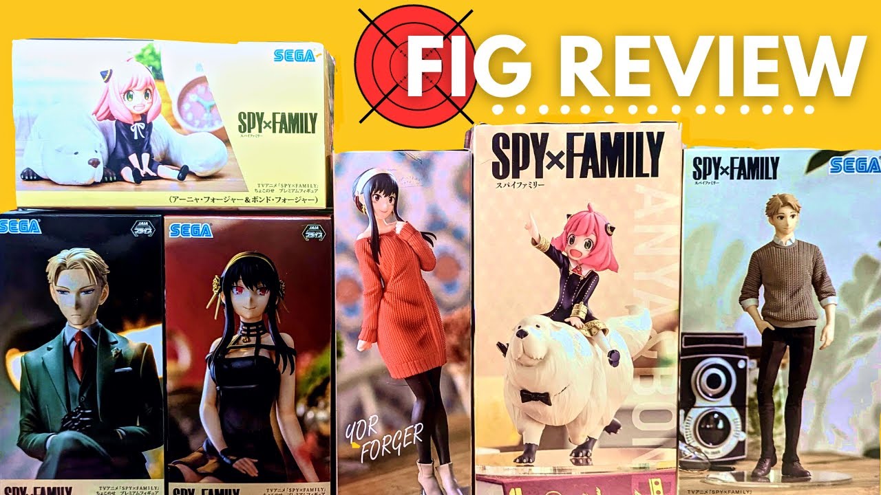 Spy x Family Prize Figure Party! (Full Unboxing and Review~)