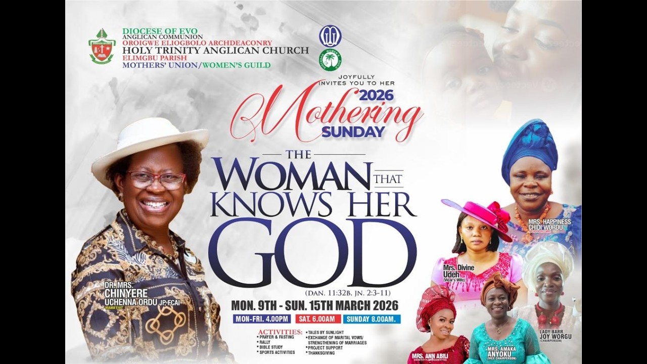 2026 MOTHERING SUNDAY THANKSGIVING SERVICE