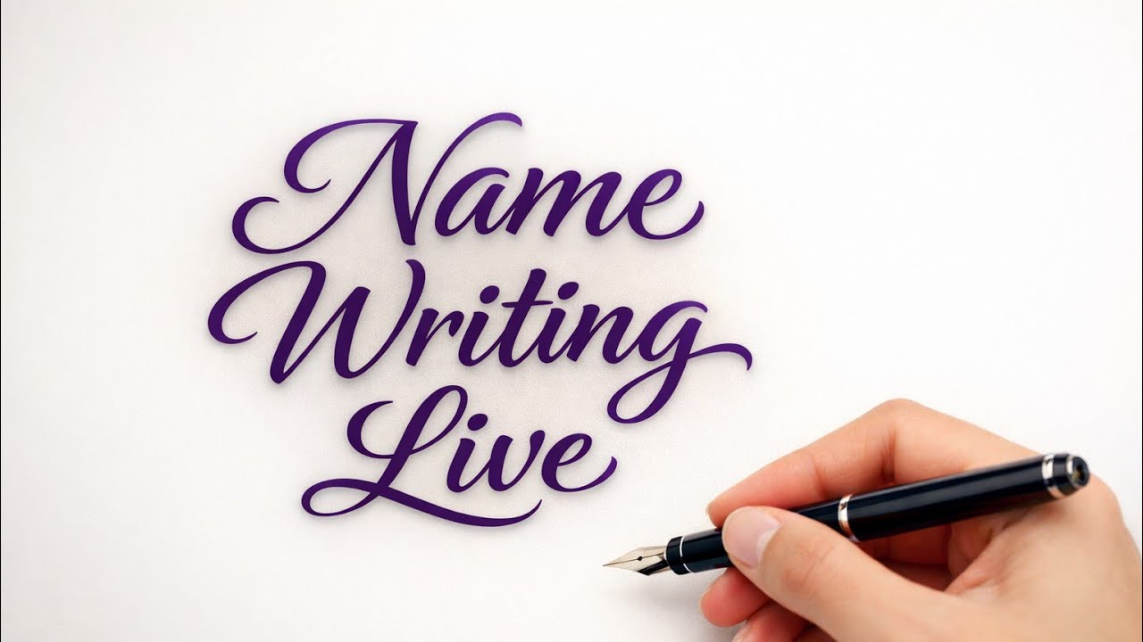 Writing Name Live 🔴🖋️