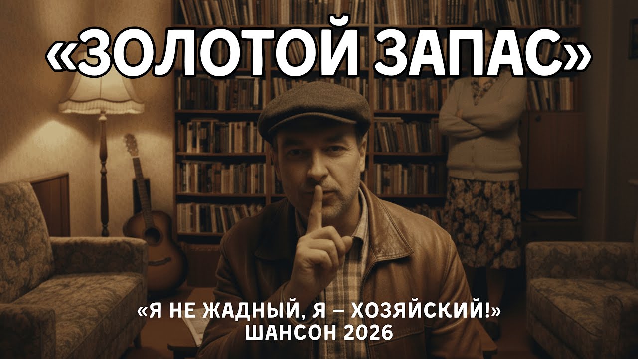 Душевный шансон: «Золотой запас» — Сергей Суновский. Моя заначка. #Шансон #Заначка #МужскойСекрет