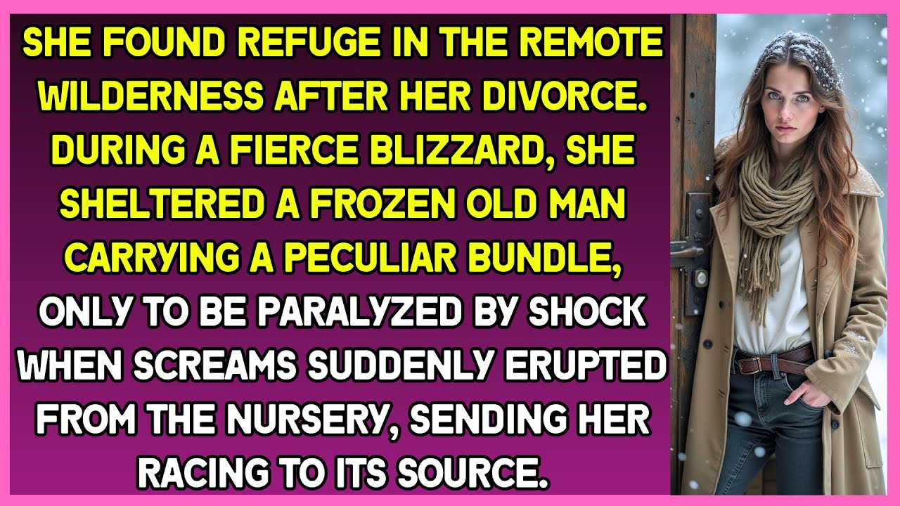 During blizzard, she sheltered a frozen old man, only to be shocked by screams from nursery