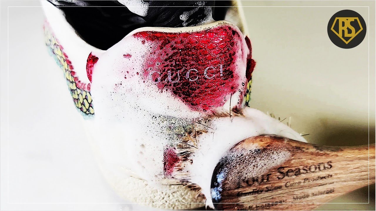 🎧ASMRㅣGucci Women's Ace Sneakers Restoration ㅣ구찌스니커즈 세탁🖌️