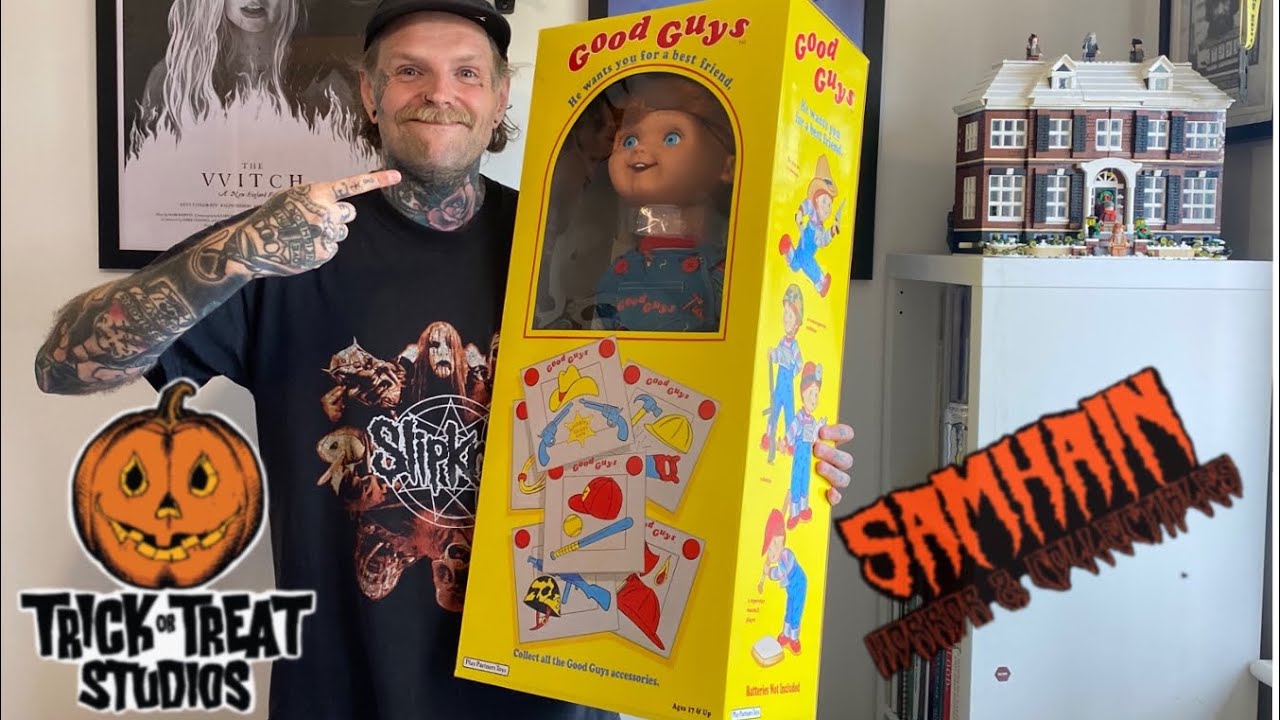 Trick or treat studios good guy doll unboxing!!!