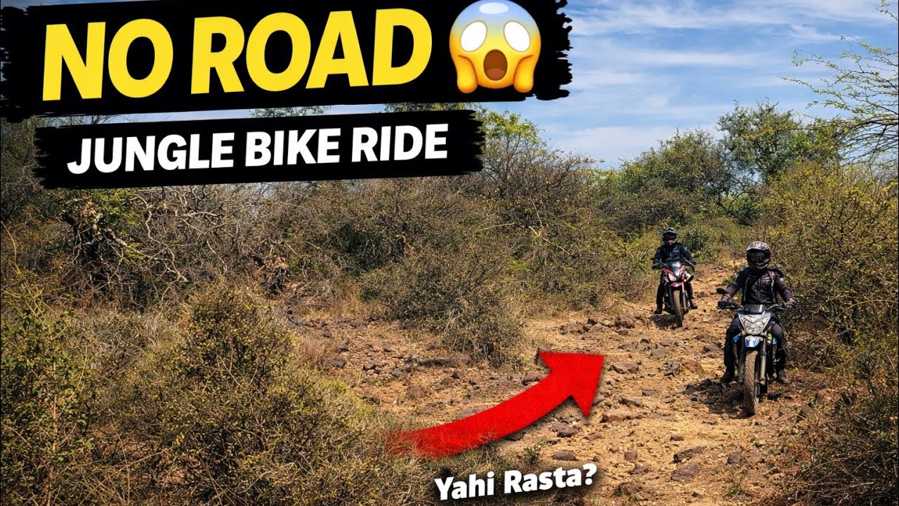 Jungle Ke Beech Phas Gaye | Dangerous Off-Road Bike Ride