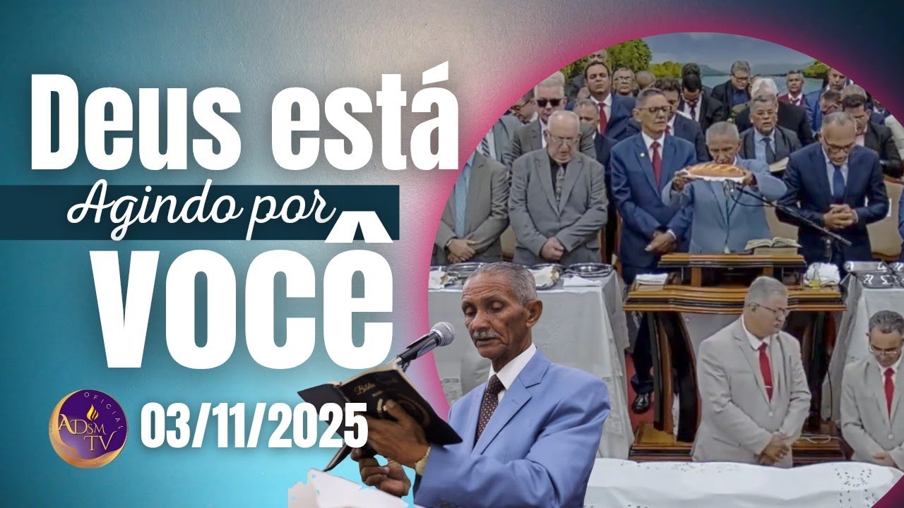 Culto de Santa Ceia, com o Pastor José Carlos de Lima - 03/11/2025