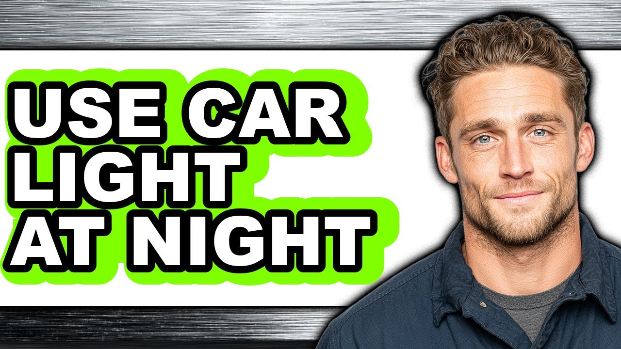 How to Use Car Light at Night - Step by Step